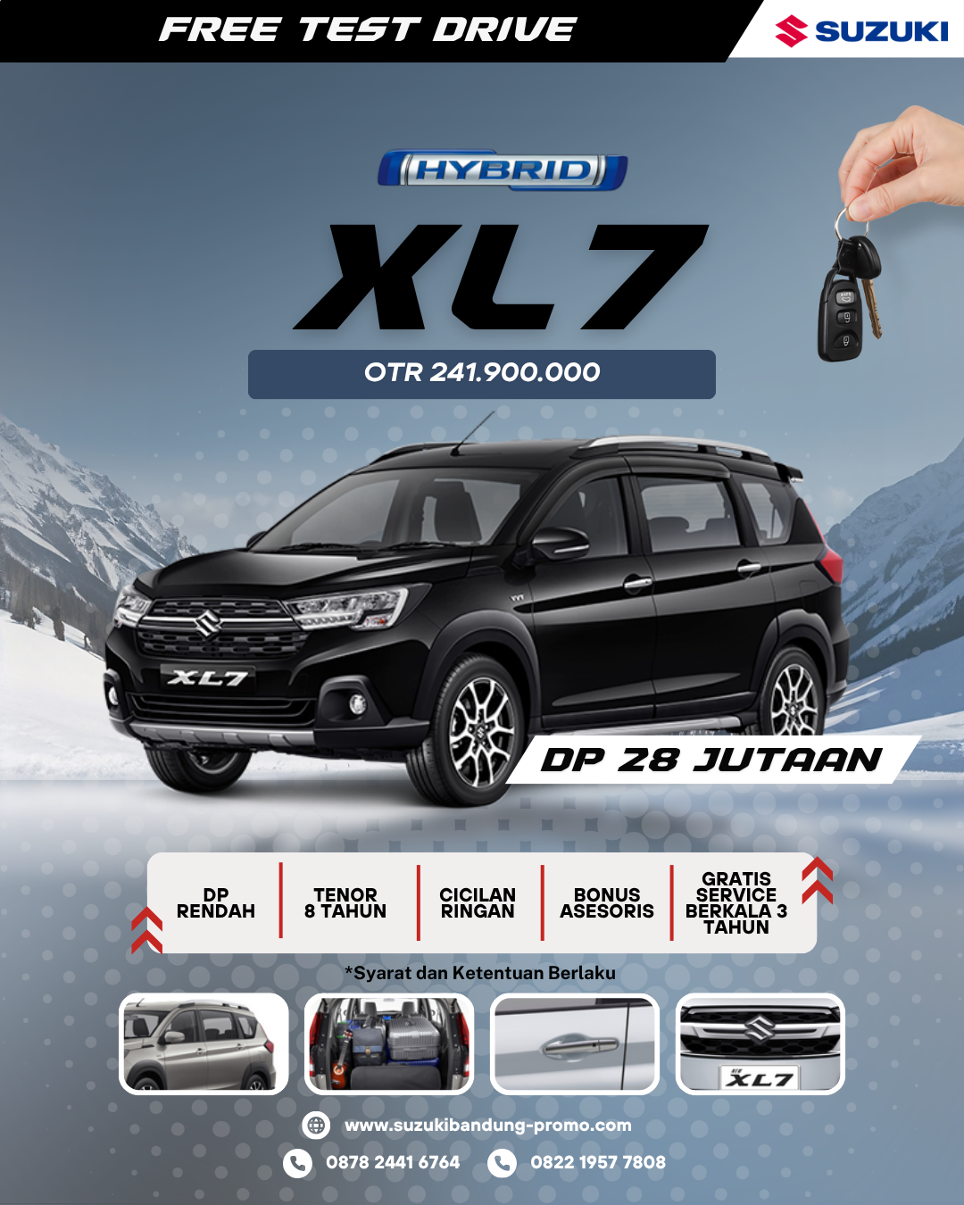 dealer suzuki bandung - harga suzuki xl 7 - kredit xl 7